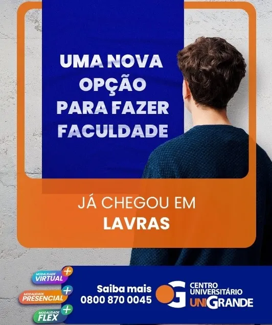 LAVRAS GANHA NOVA OPÇÃO DE ENSINO SUPERIOR E REFORÇA SUA VOCAÇÃO COMO POLO EDUCACIONAL