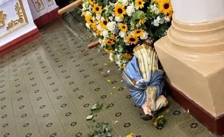 MG: Ataque a imagem de Nossa Senhora do Rosário revolta fiéis